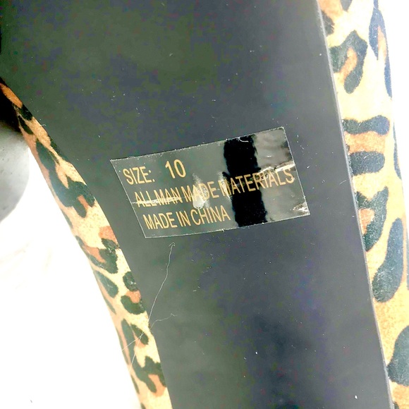 CHARLOTTE RUSSE Leopard Prints Pumps, Size 10 - Picture 7 of 7